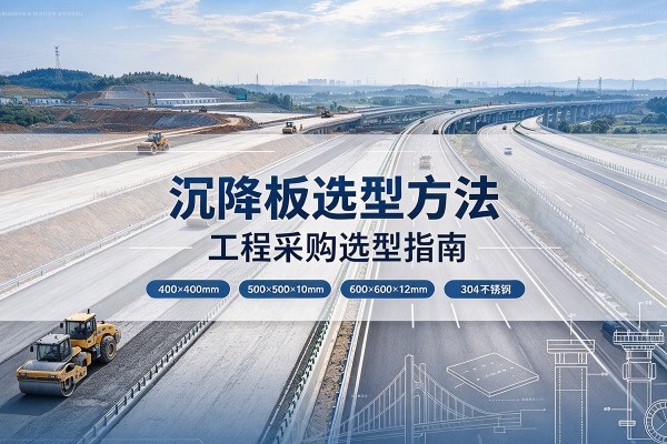 闽侯沉降板选择方法