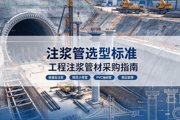 闽侯注浆管选型标准